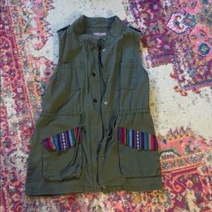 Army green vest